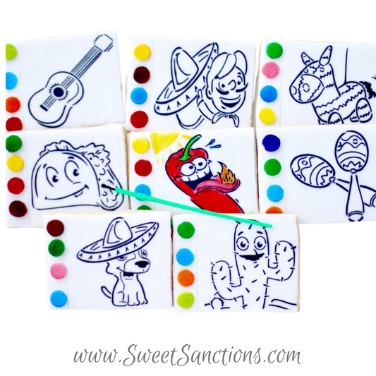 Fiesta Paint Your Own Cookies