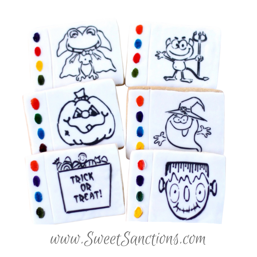 Halloween Paint Your Own Cookies