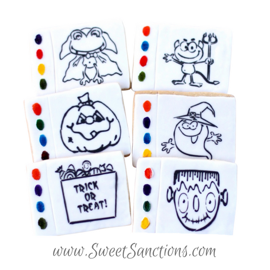 Halloween Paint Your Own Cookies