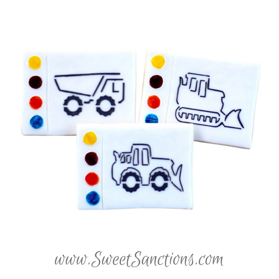 Boy Paint Your Own Cookies