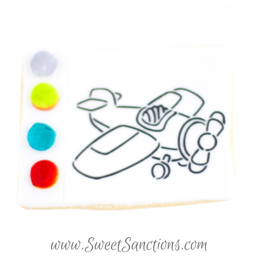 Boy Paint Your Own Cookies