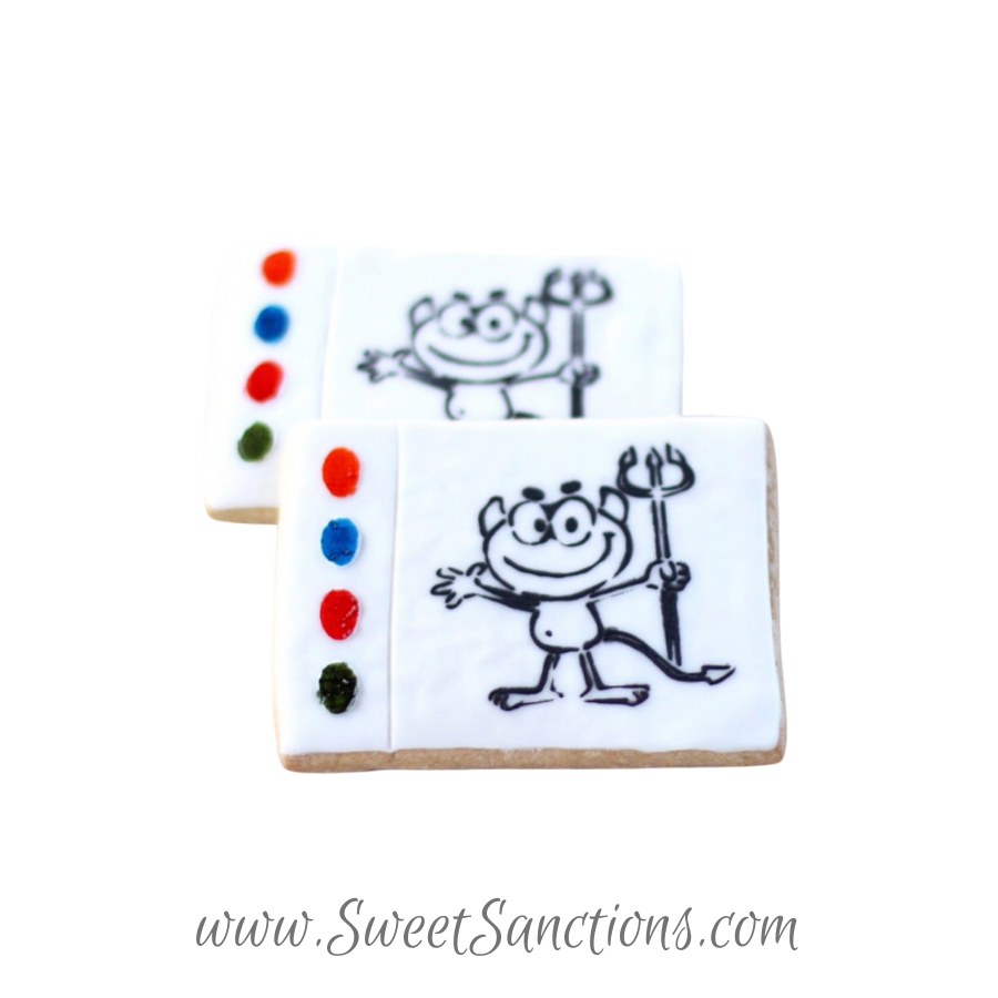 Halloween Paint Your Own Cookies