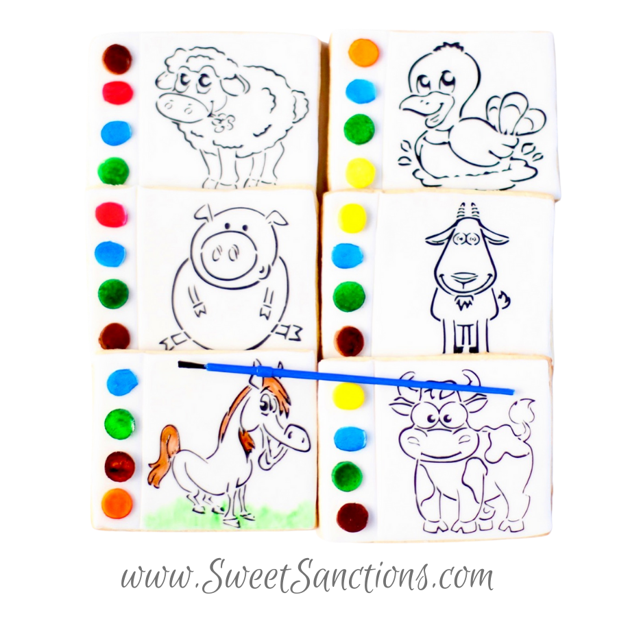 Animal Paint Your Own Cookie