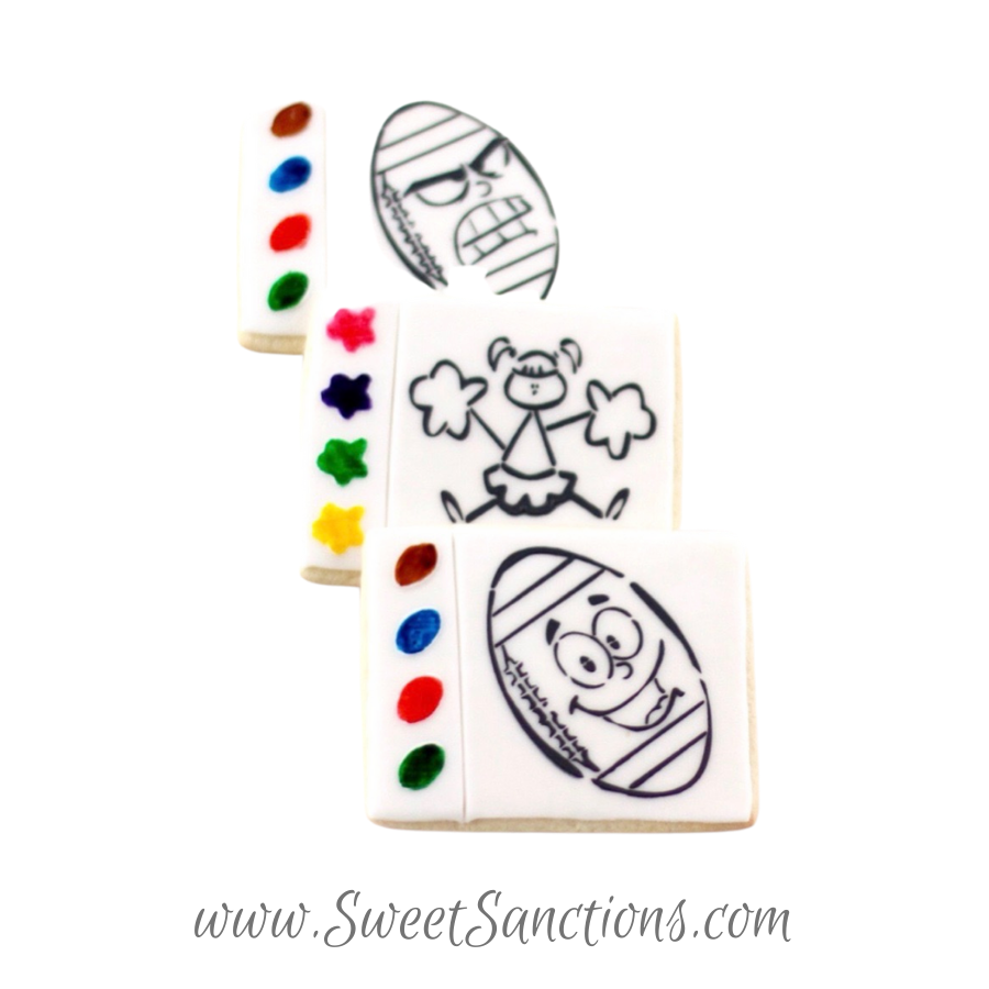 Sports Paint Your Own Cookies