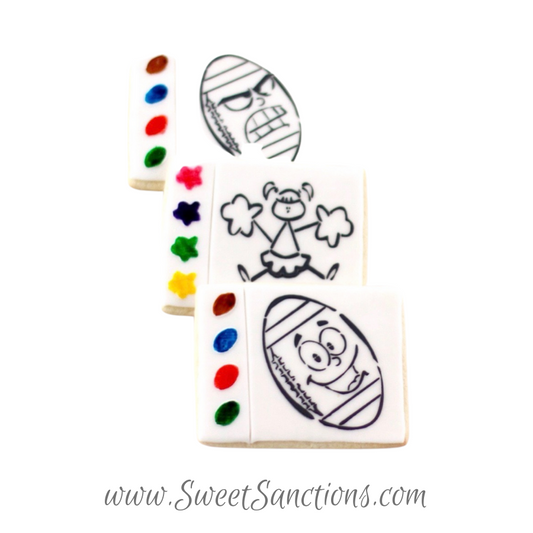 Sports Paint Your Own Cookies