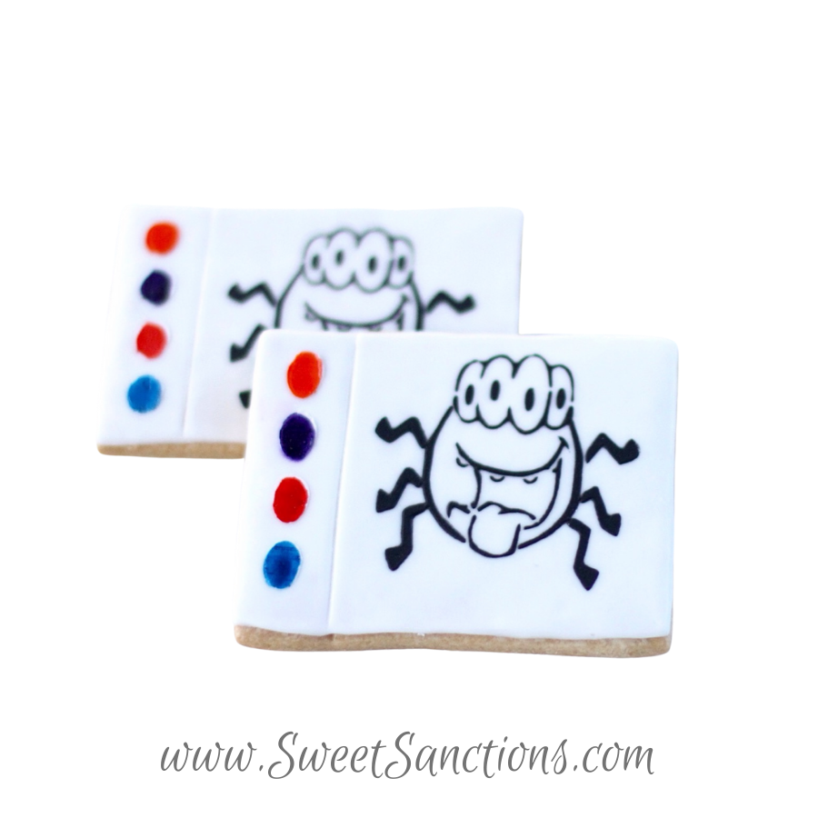 Halloween Paint Your Own Cookies