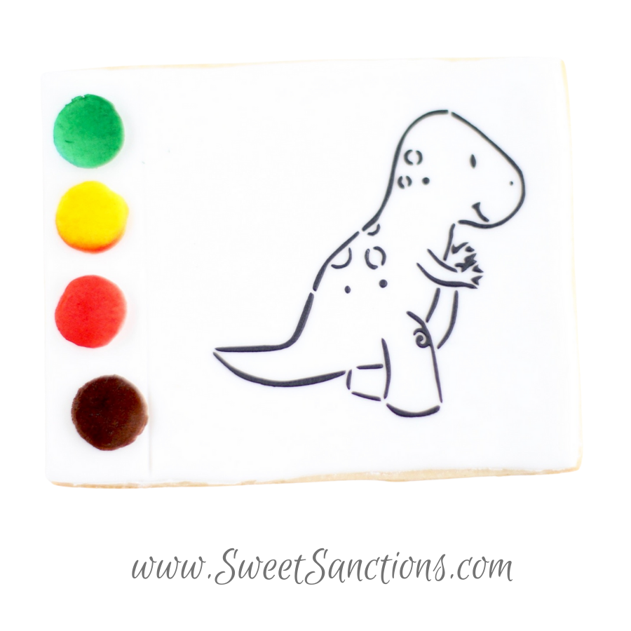 Boy Paint Your Own Cookies