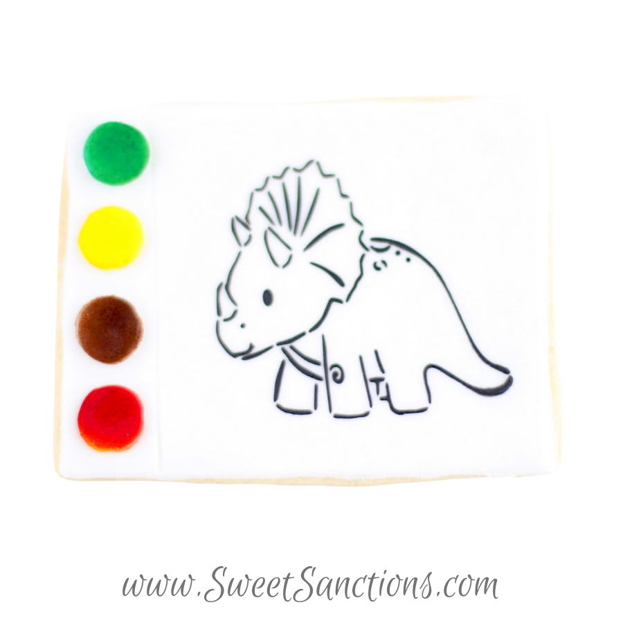 Boy Paint Your Own Cookies