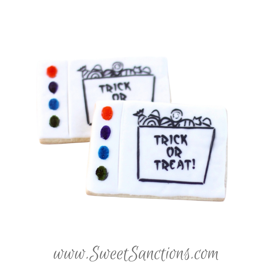Halloween Paint Your Own Cookies