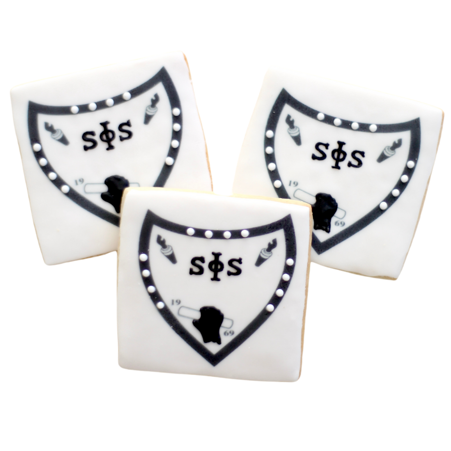 School Logo Printed Cookies