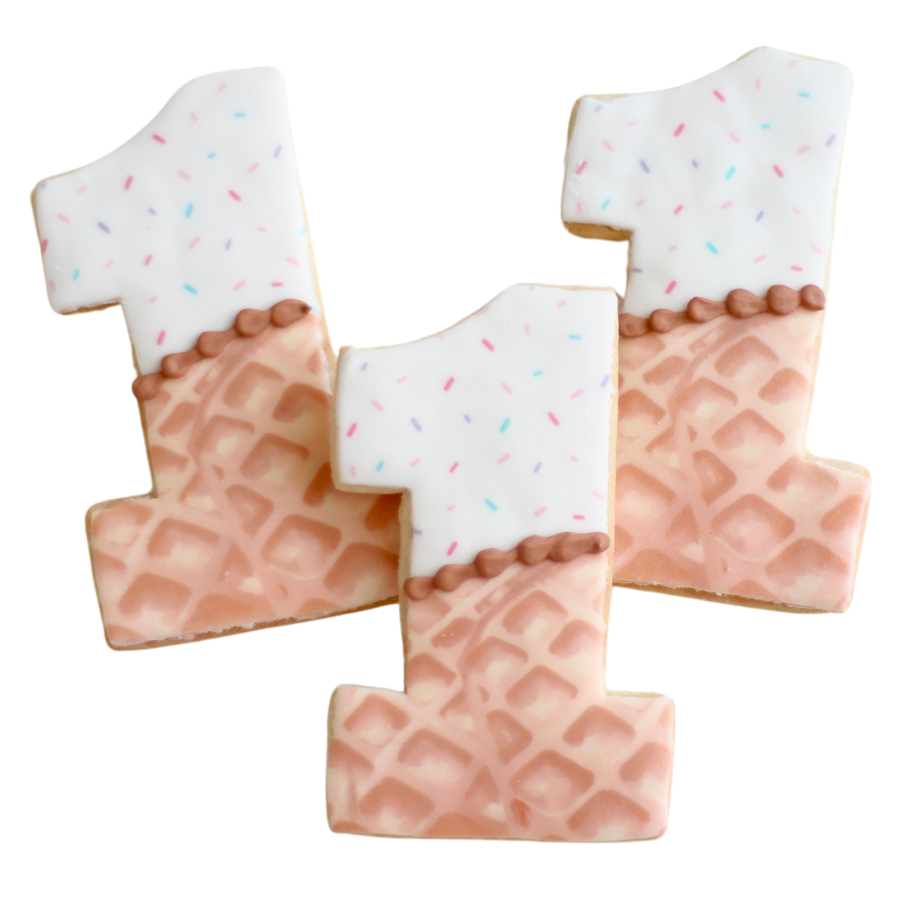 Themed Birthday Number and Letter Cookies