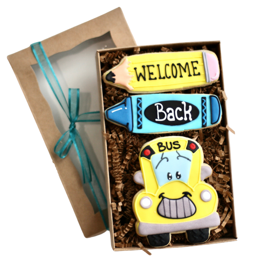 3 Ct. Back to School Boxed Cookie Set