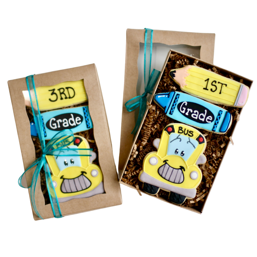 3 Ct. Grade School Boxed Cookie Set