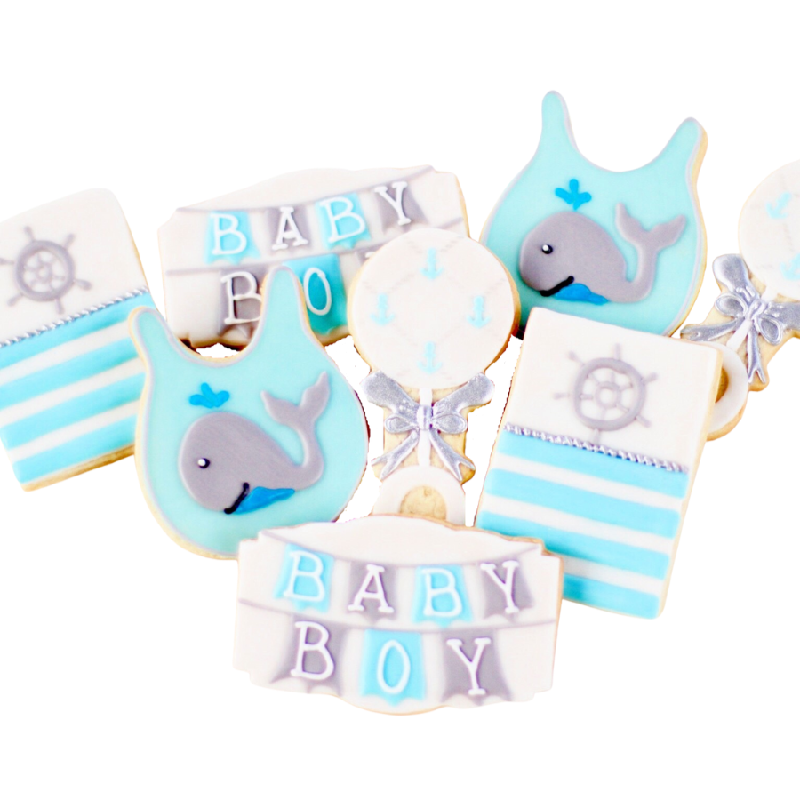 Baby Whale Cookie Set