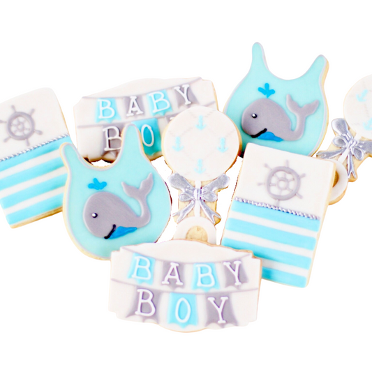 Baby Whale Cookie Set