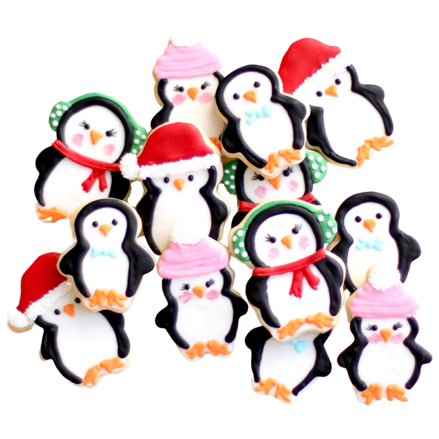 Mini Winter Penguin Cookies