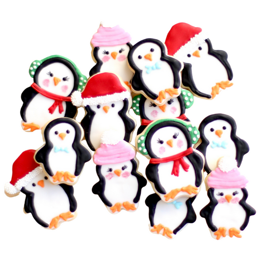 Mini Winter Penguin Cookies