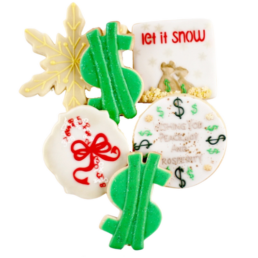 Let It Snow “Gold” Accounting Cookie Set