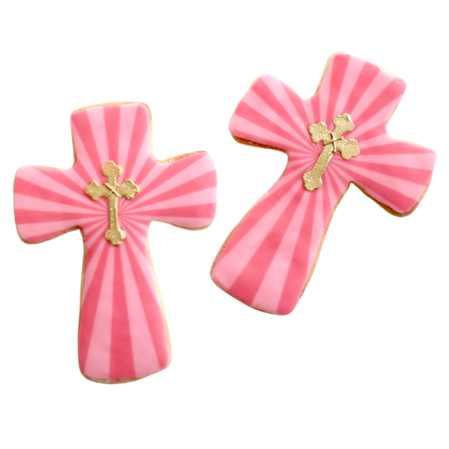 Sunburst Cross Cookies