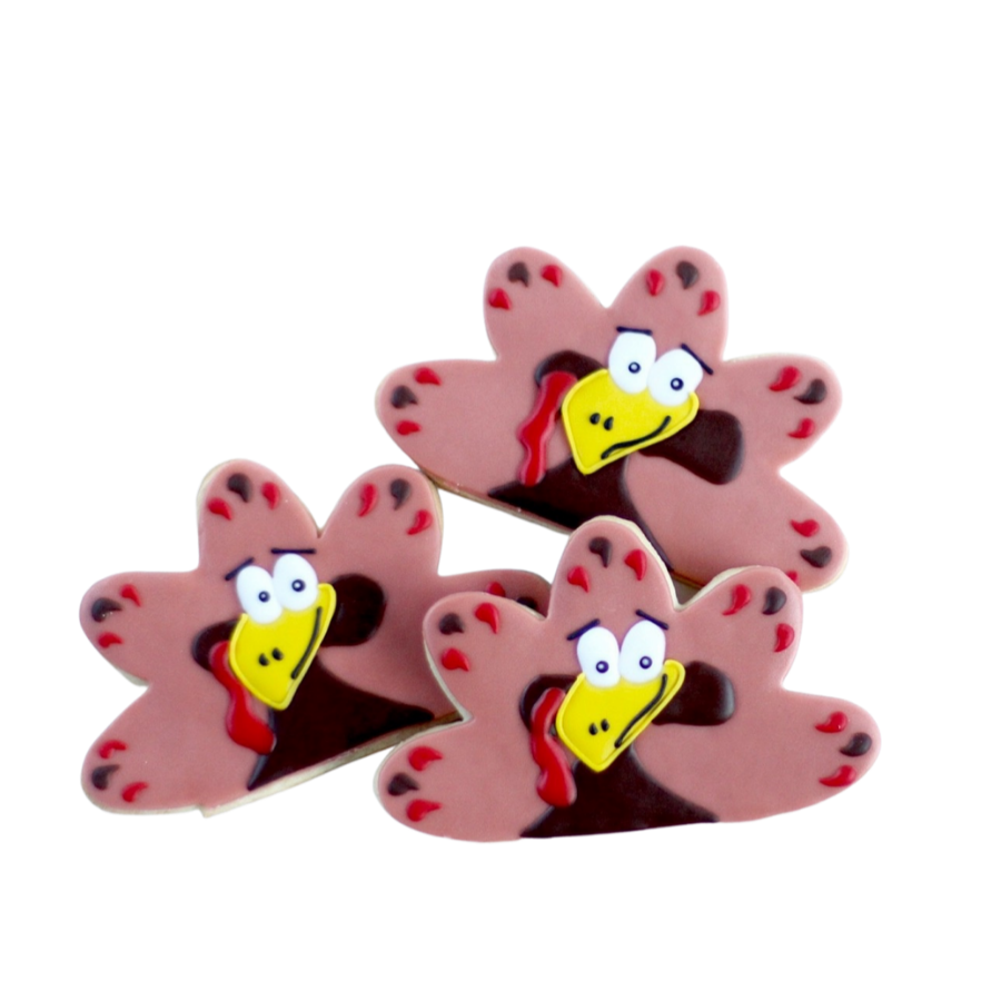 Quirky Turkey Cookies