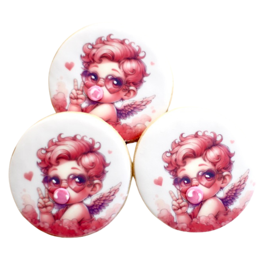 Bubble Gum Cupid Cookies