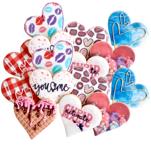 Valentine Heart Cookie Set