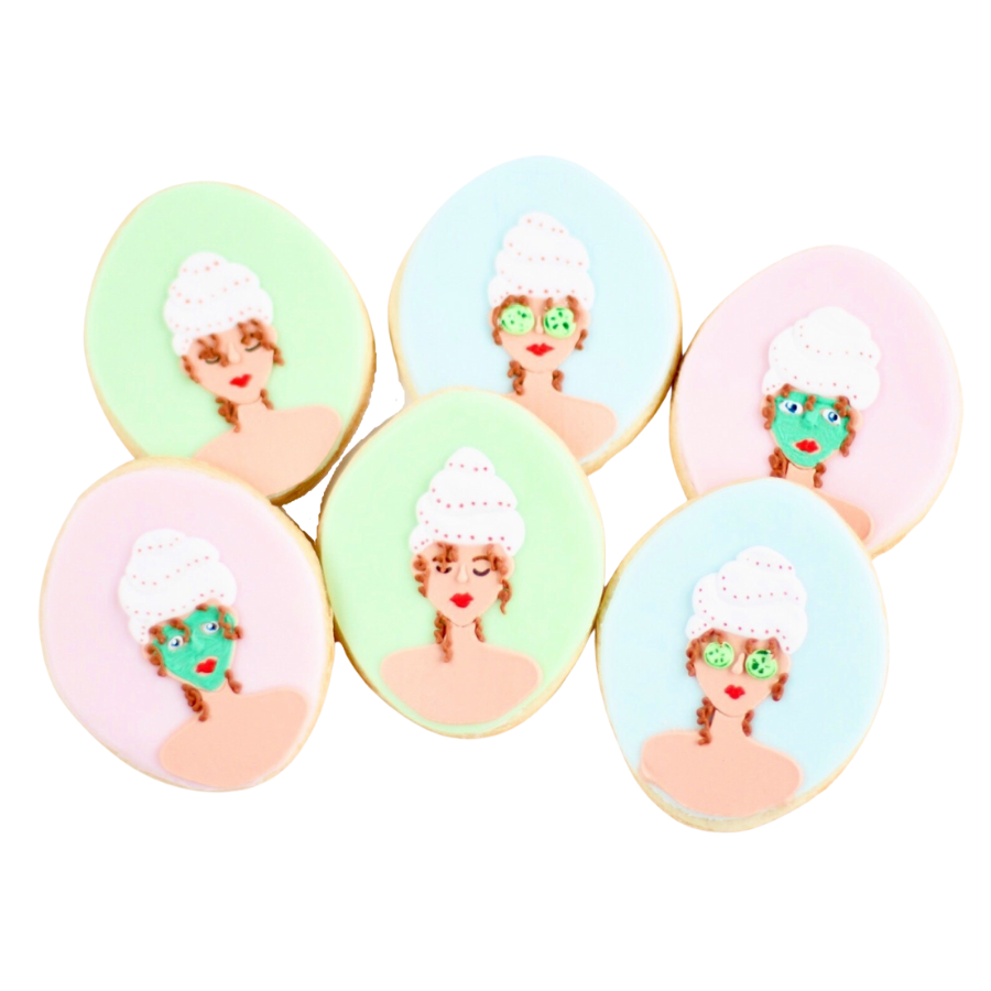 Spa Face Cookie Set