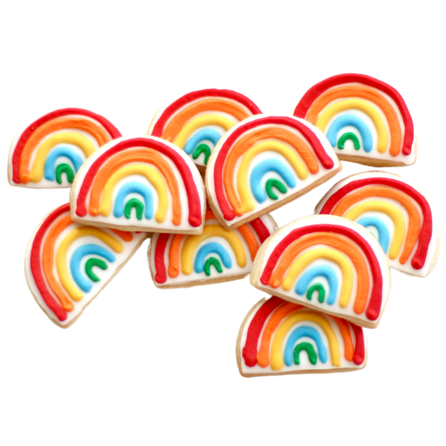 Mini Rainbow Cookies