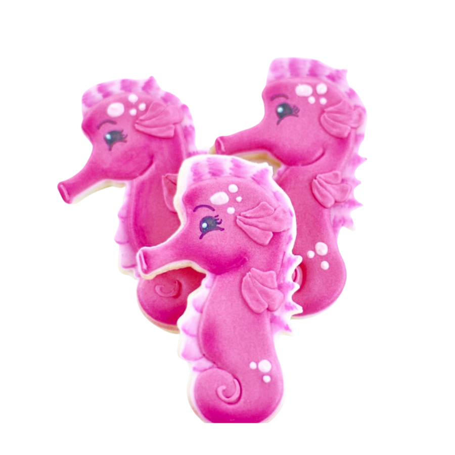 Whimsical Seahorse Cookies