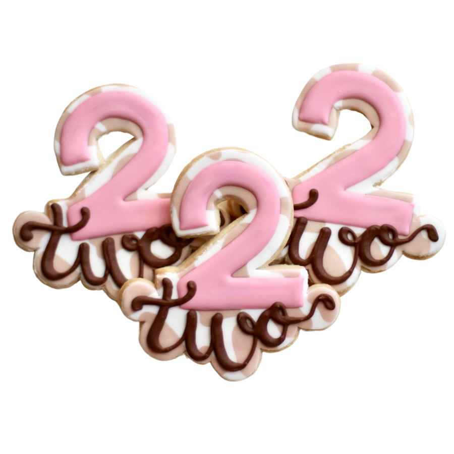 Themed Birthday Number and Letter Cookies
