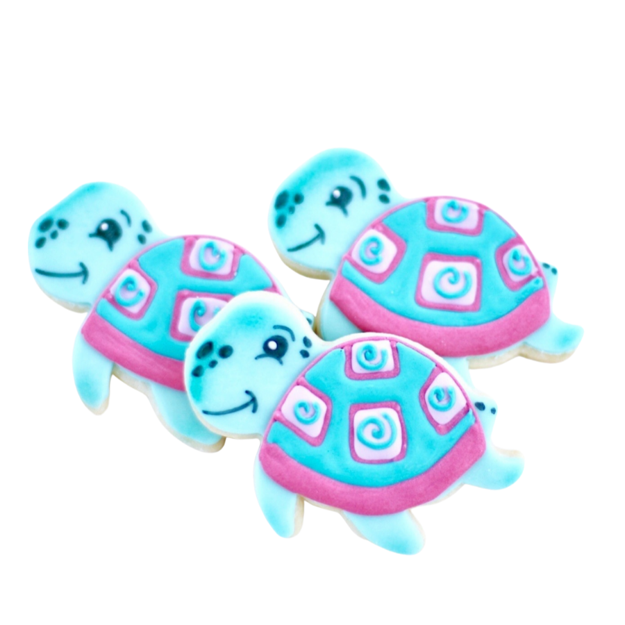 Whimsical Turtle Cookies