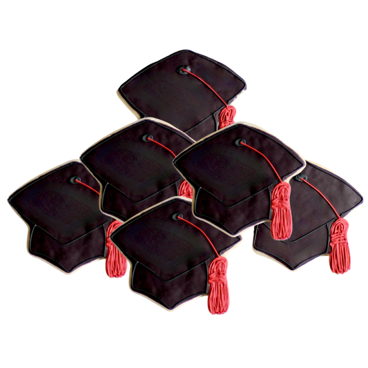 Grad Cap Cookies