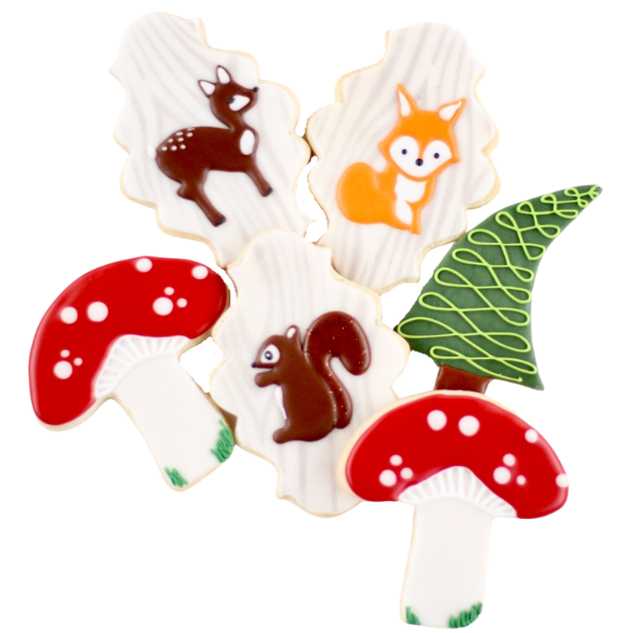 Forest (Woodland) Animal Cookie Set