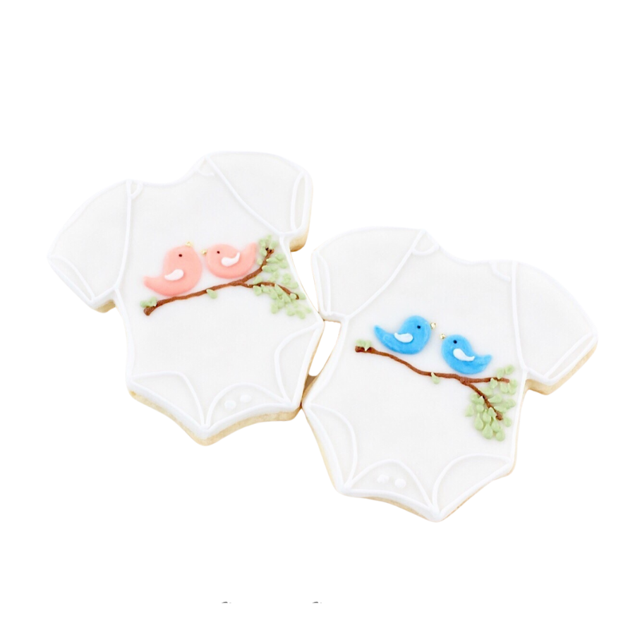 Customizable Baby Onesie Cookies