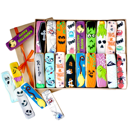 18 Pc. Halloween Cookie Stick Boxed Gift Set