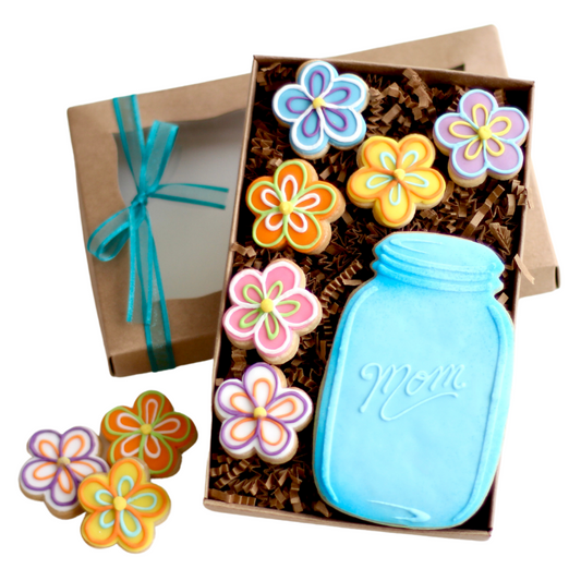7 Ct. Flowers for Mom Cookie Boxed Set