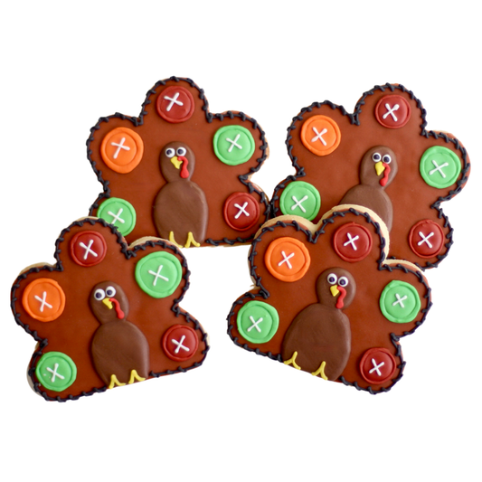 Vintage Turkey Cookie Set