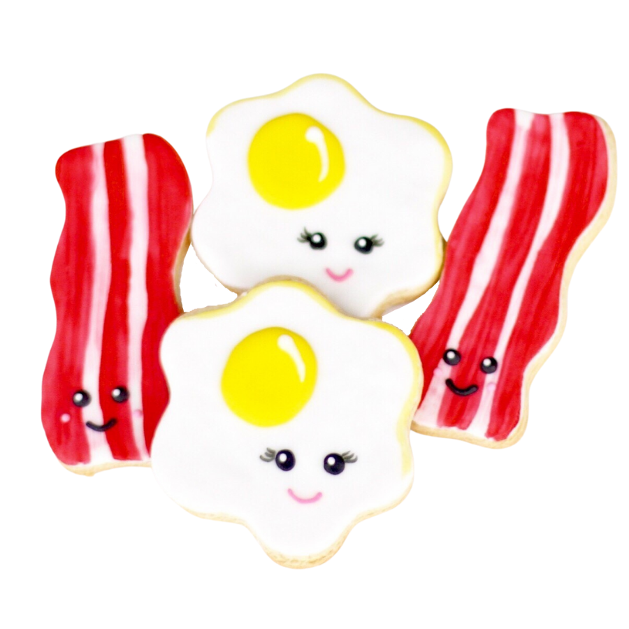 Bacon and Egg Cookie Set