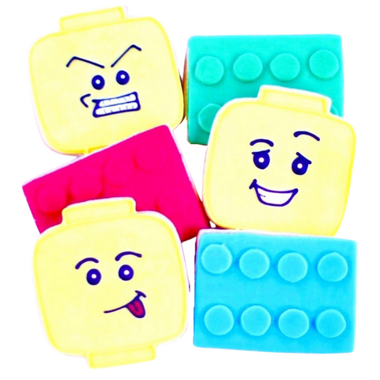 Building Blocks and Heads Cookie Set