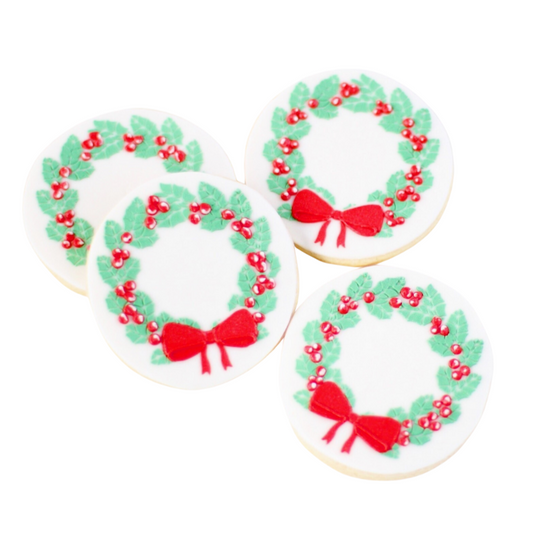 Holiday Wreath Cookies
