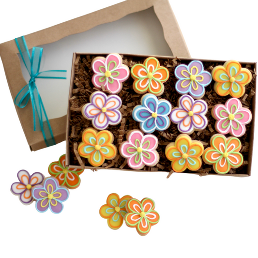 Mini Spring Flowers Cookie Boxed Set