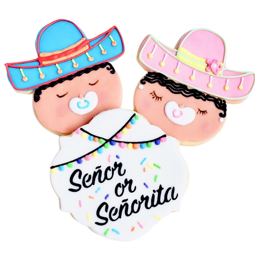 Señor or Señorita Cookie Set