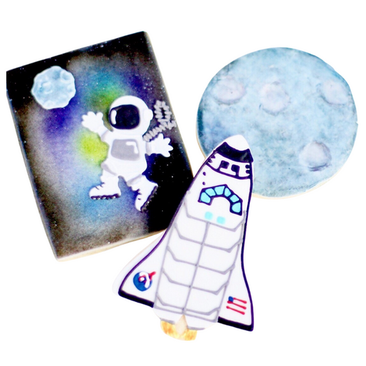 Astronaut in Space Cookie Set