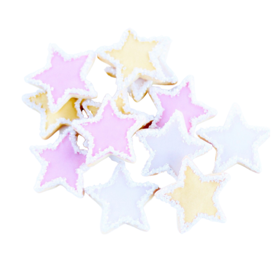 Sparkly Mini Star Cookies
