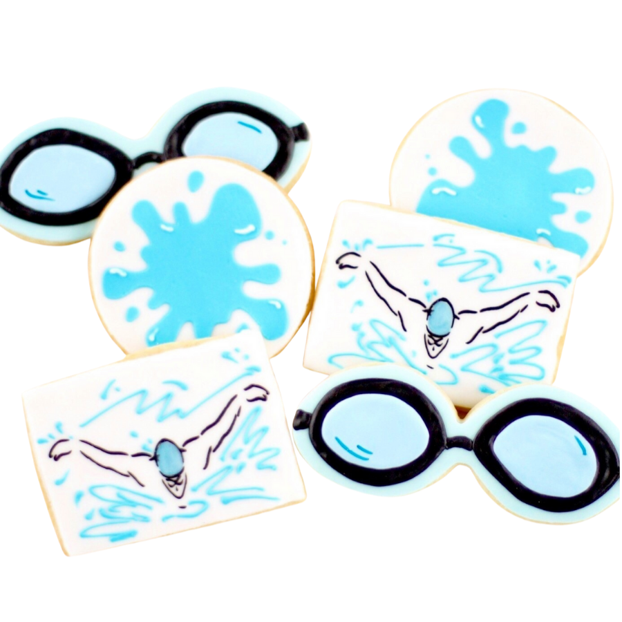 Swimmer Cookie Set