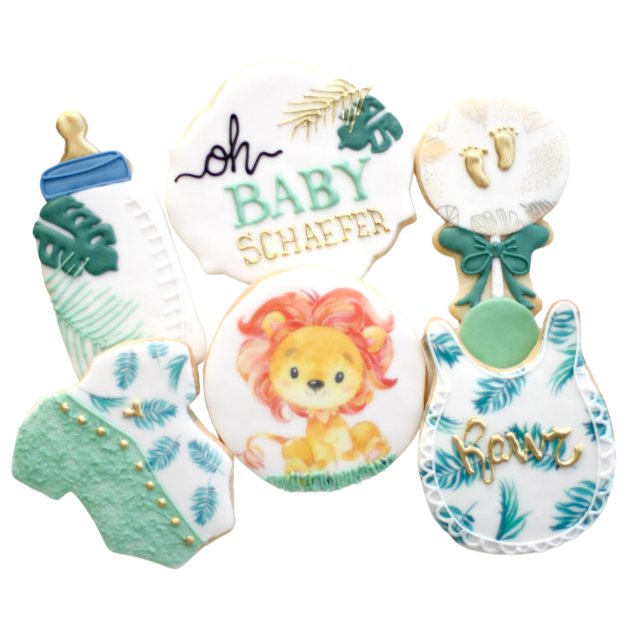Baby Lion Cookie Set