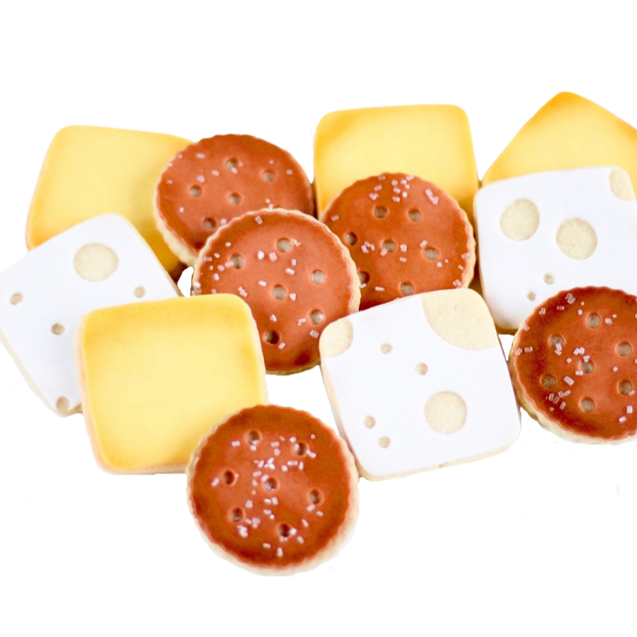 Cheese and Crackers Cookie Set
