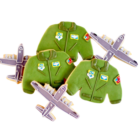 Fighter Pilot Cookie Set