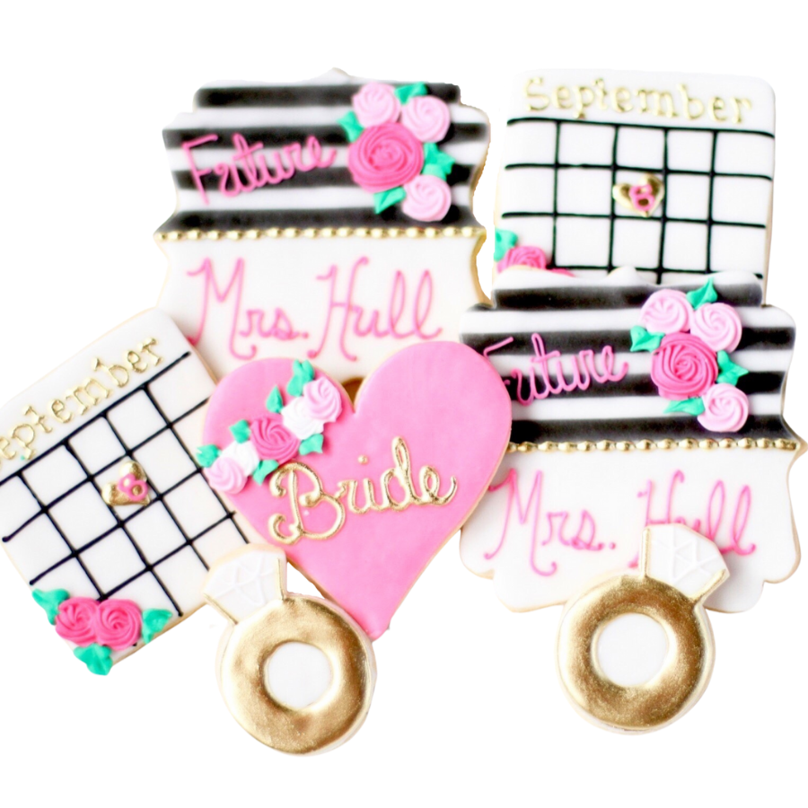 Fashion Bridal Cookie Set