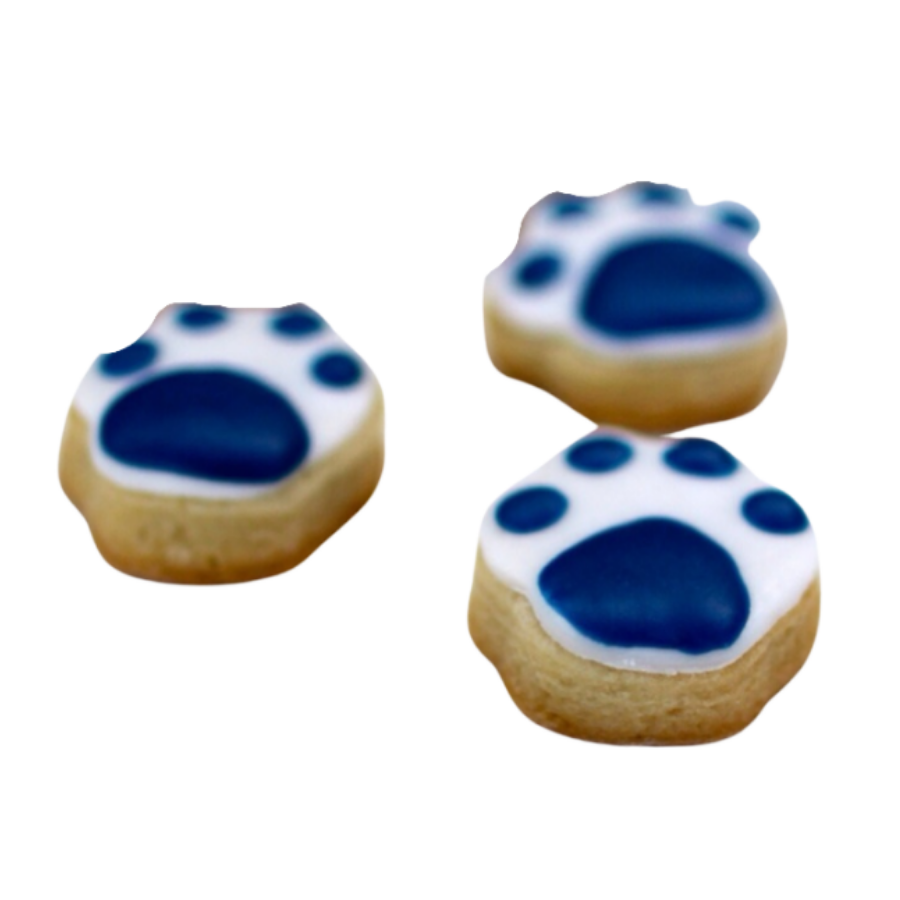 Mini Paw Print Cookies